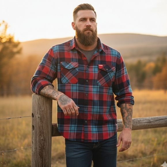 Dixxon Plaid The McCallister Original Flannel Home Alone Mens Size 4XL Retired - Picture 1 of 6